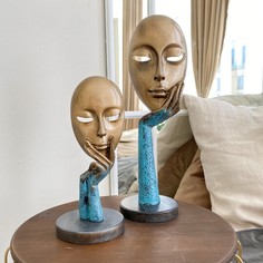 Статуэтки "Лицо - маска" набор из 2 шт. Фабрика декора "I AM Art"