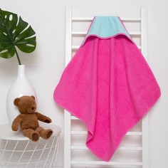 Полотенца для новорожденных Крошка Я махровое, 75х75 см, мятный, розовый