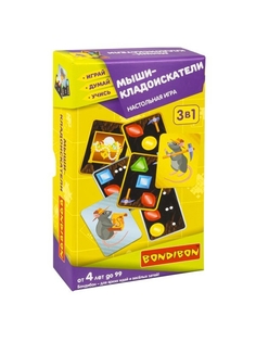 Настольная игра Bondibon Играй Думай Учись Мыши-кладоискатели 3 в 1