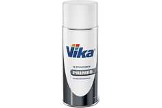 VIKA Грунтовка алкидная Primer Праймер аэрозоль, серая, 520 мл И581