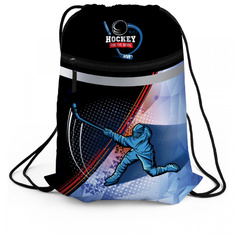 Мешок для обуви 1 отделение Berlingo Ice 460x360мм светоотражающая лента карман на молнии