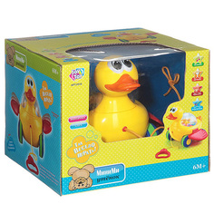 Каталка Утка Joy Toy, BOX 22x18x20 см, арт. 0916 No Brand