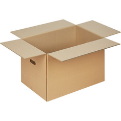 Короб картонный с ручками 600x400x400 П32 бурый 10 шт./уп No Brand