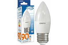 IONICH Лампа светодиодная Свеча ILED-SMD2835-C37-10Вт-900Лм-230В-6500К-E27 1801