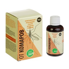 Средство от комаров, концентрат, флакон, 50 мл в коробке Абсолют