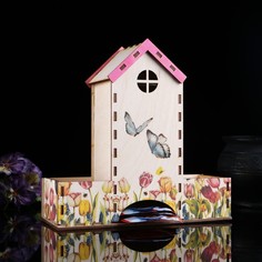 Чайный домик "Домик для бабочек", 20х20х8 см Дарим Красиво