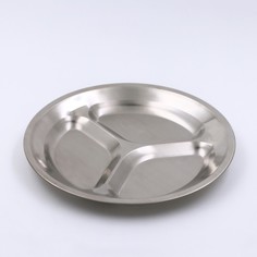 Поднос, 25×2,5 см, 3 секции No Brand