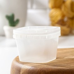 Контейнер пищевой 280 мл с герметичной крышкой ПластоС