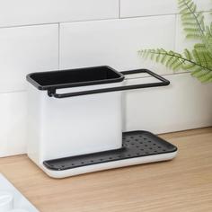 Подставка для ванных и кухонных принадлежностей, 21×11×12 см, цвет МИКС No Brand