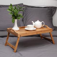 Поднос для завтрака с ножками «Забота», 50×30×25 см Доляна