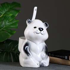 Подставка под ёрш "Медведь", с ёршиком Хорошие сувениры