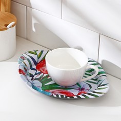 Поднос «Тропики», 22×16,5 см No Brand