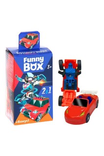 Набор для детей Funny Box Трансформеры Набор: карточка, фигурка, лист наклеек, МИКС Забияка