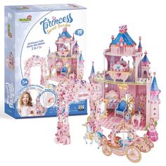 3D пазл CubicFun Замок Принцессы с садом E1623h