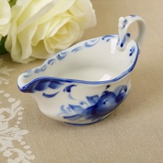 Соусник "Каравелла", гжель, фарфор, 2с No Brand