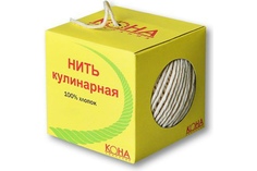 ЩИТ Нитка ХБ 900 текс кулинарная по 60 м в коробе
