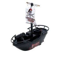 Детский корабль «Пиратская лодка», работает от батареек No Brand