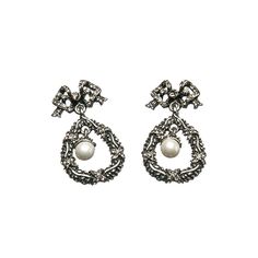 Серьги из бижутерного сплава с swarovski Moon Paris Mo-1802-023