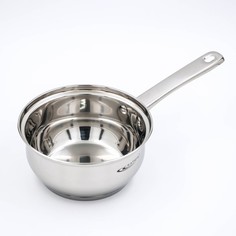 Ковш «Гретта», 1,6 л, d=16 см, капсульное дно, без крышки, металлическая ручка, индукция Katun