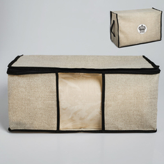 Короб для хранения с pvc-окном "HOME", 30 х 45 х 20 см Textura