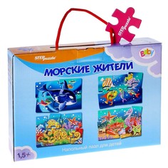 Напольный пазл-мозаика Step Puzzle Морские жители Baby Step средние 682491