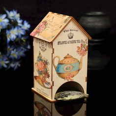 Чайный домик "Чайничек" с УФ-печатью, 8,5х9,5х16см ТД ДМ