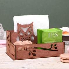 Органайзер для кухонных мелочей Сова, 16,2х9,5х10 см No Brand