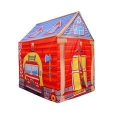 Детская игровая палатка «Пожарная база» 93×70×103 см No Brand