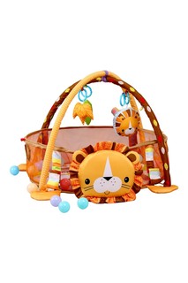 Развивающий коврик Бонифаций, 3 в 1, игрушки, 30 цв. шаров No Brand