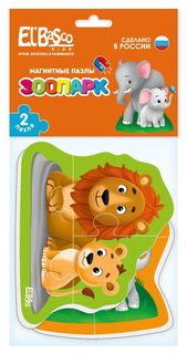 Магнитный пазл Зоопарк El`Ba Sco Toys