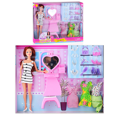 Кукла 8418 с аксессуарами, в коробке Defa Lucy