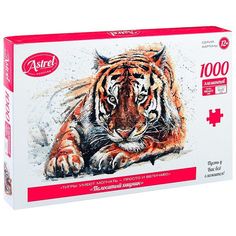 Пазл 1000 Полосатый хищник Астрель Astrel