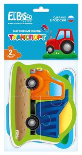 Магнитный пазл Транспорт El`Ba Sco Toys