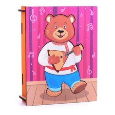Сортер-пазл Медвежонок музыкант Игрушки России