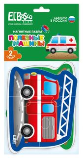 Магнитный пазл Полезные машины El`Ba Sco Toys