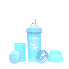 Антиколиковая бутылочка Twistshake для кормления синий Pastel Blue 260 мл