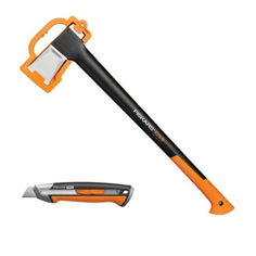 X25 большой черный/оранжевый в комплекте:нож Fiskars