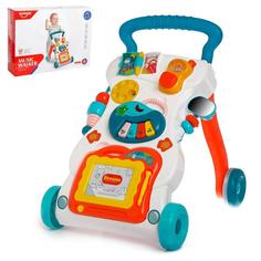 Игрушка-каталка Развивающая, Шагай и играй, свет, звук No Brand