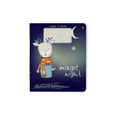 Тетрадь школьная Альт 7-12-796/2 Magic night линейка 12 листов A5 1 шт