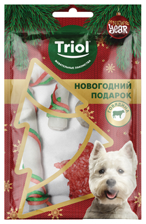 Лакомство для собак Triol New Year Рождественский подарок, 59 г, 8 шт