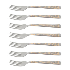 Набор столовых приборов, вилки - 6шт No Brand