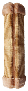 Когтеточка ШУРУМ-БУРУМ, настенная, угловая, сизаль, бежевая, 50х16 см