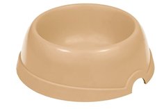 Миска для котят Yami-Yami пластиковая, бежевая, 10 см