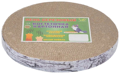 Когтеточка-доска Дарэлл ЧИП, Пень березовый, малый, с пропиткой, высота 25 мм, D28 см