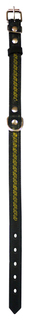 Ошейник для собак ZooExpress Hight Line, черный, 45 мм, до 65 см