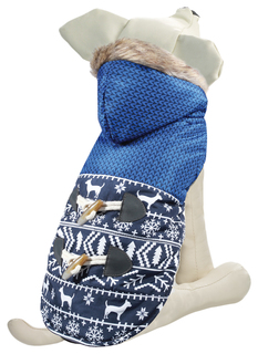 Попона утепленная Triol Зимняя сказка 12261265, синий, зима, 35 см, L