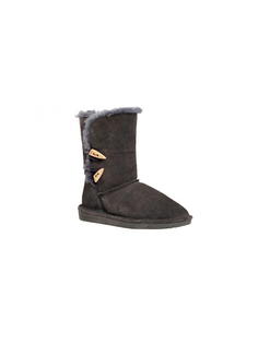Угги женские Bearpaw 682w-charcoal черные 37 EU