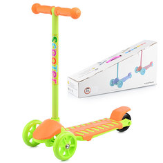 Самокат Oubaoloon стойка алюминий, дека пластик, ABEC 7, зеленый, до 60 кг