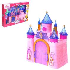 Кукольные домики Сказка, свет, звук, складной, с фигурками и аксессуарами No Brand