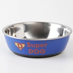 Миска Пушистое счастье Super dog, стандартная, 450 мл, 14х4,5 см